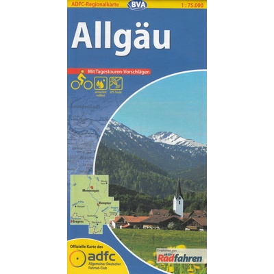 cyklomapa Allgau voděodolná