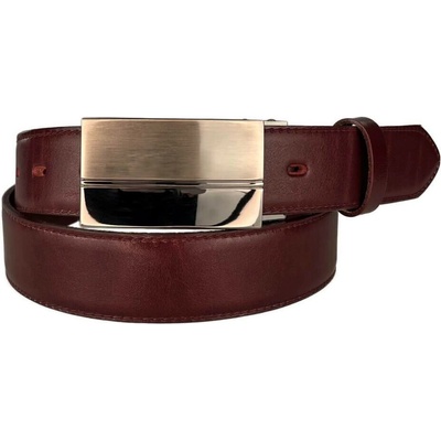 Penny Belts pánský kožený opasek 35-020-1PS-95 bordo