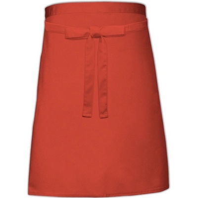 Link Kitchen Wear Pekařská zástěra X964 Terracotta Pantone 4840 90x50cm