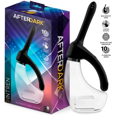 Afterdark Intren Automatic Anal Douche with Vibration Black
