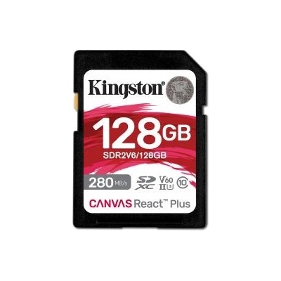 Kingston Canvas React Plus SDXC 128 GB SDR2V6/128GB