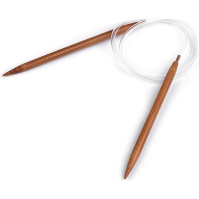 Kruhové jehlice bambusové č. 3; 3,5; 4; 4,5; 5; 5,5; 6; 6,5; 7; 8 Velikost: 6,5mm