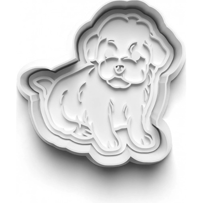 Vykrajovačka - bichon frise 8x8 cm