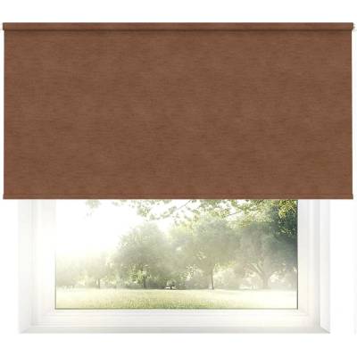 Garnyze-levneCZ Roleta na zeď NAtural NT3 hnědá 120 x 170 cm