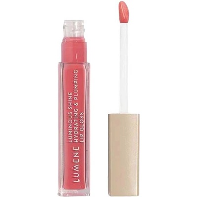 Lumene Веган гланц за устни Luminous Shine, 4 Peach Pink, 5 ml