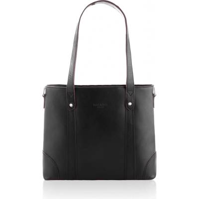 Paolo Peruzzi Klasická dámska shopper kabelka T-41-BL T-41-BL čierna