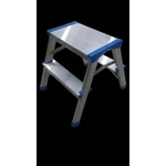 DRABEST Стълба алуминиева двустранна домакинска drabest 2х2 125 кг (03082200)