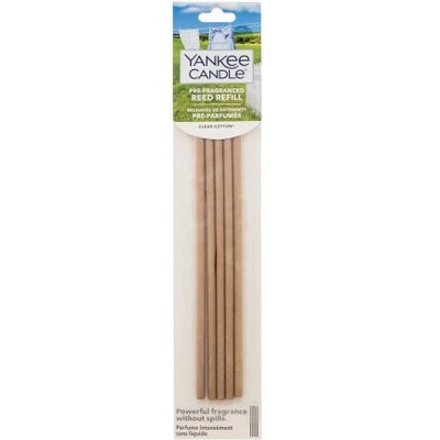 Yankee Candle Clean Cotton Pre-Fragranced Reed Refill 5 бр резервни ароматни пръчици за дифузер