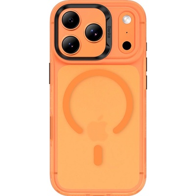 Benks Хибриден удароустойчив кейс с MagSafe за iPhone 17 Pro - Benks Magnetic Lucid Armor Camera Control Case (оранжев) (C069)