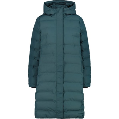 CMP Дамско палто Cmp Women's Down Coat Fix Hood Coat - Trek Green - размер 36 (EU) (102-4659-0312)