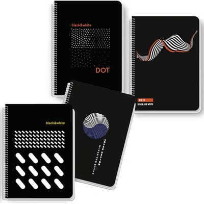 Тетрадка BW Exclusive Dot A5 80л PP к сп ред офс (A5 80)
