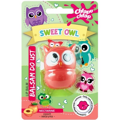 Estetica Детски балсам за устни Sweet Owl, нектарина, 5 ml