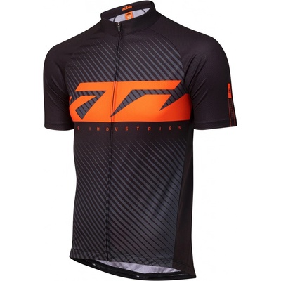 KTM Factory Line shortsleeve Black/orange – Zboží Mobilmania