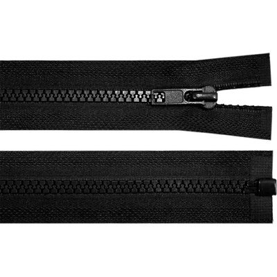 Zip kostěný černý 5mm/65cm