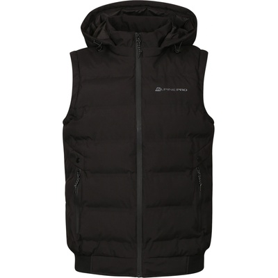 ALPINE PRO Мъжка отоплена жилетка с USB тип a ALPINE PRO HEAT черен ALPINE PRO | Cheren | МЪЖЕ | S