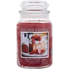 Village Candle Strawberry Pound Cake 602 g