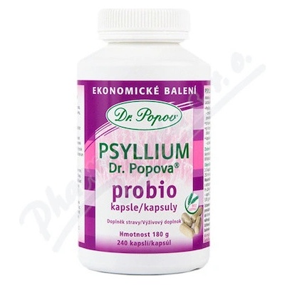 Dr.Popov Psyllium Probio 240 kapsúl