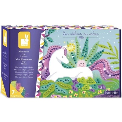 Janod Atelier Комплект Midi Блестящи картини с кристали Магия от 7 години