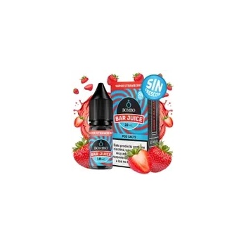 Bombo Bar Super Strawberry No Ice Nic Salts 10ml 20mg