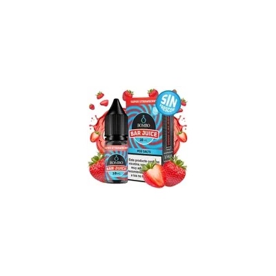 Bombo Bar Super Strawberry No Ice Nic Salts 10ml 20mg