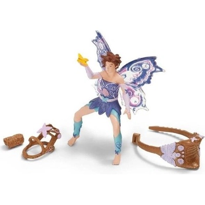 Schleich Bayla postroj na koně + víla Limeya
