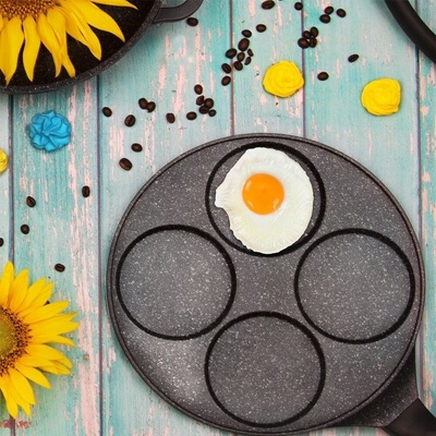 Orion Panvica na vajíčka a palacinky Grande 27 cm, granitová, 4 porcie