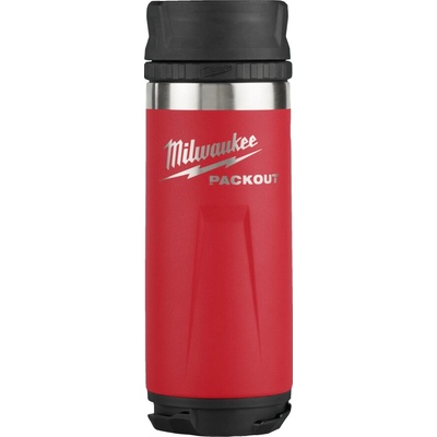 Milwaukee termoláhev s uchem PACKOUT 532 ml s víčkem červená