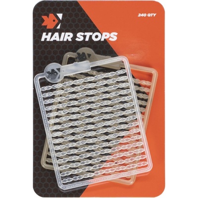 Feeder Expert Zarážky Hair Stops Čiré + Hnědé 240ks