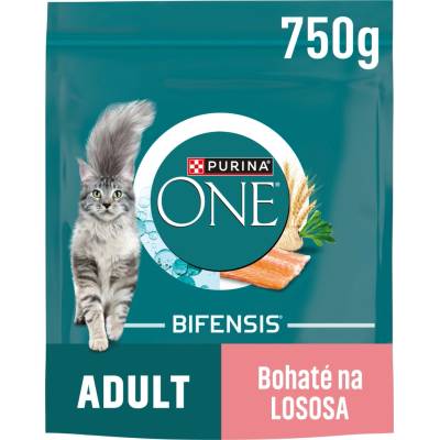 Purina ONE Bifensis Adult losos 750 g