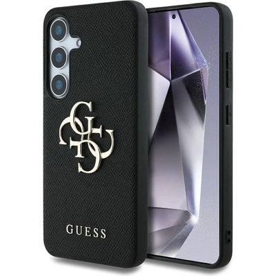 GUESS Калъф Guess Grained Big 4G Logo Small Classic Logo за Samsung Galaxy S25 Plus черен (3666339449131)
