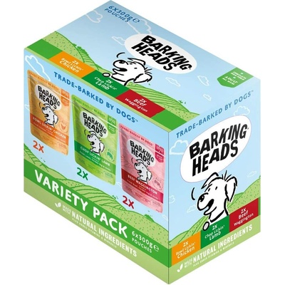 Barking Heads Variety Pack 12 x 300 g
