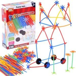 Jokomisiada Blocks TUBES straws sticks 238el pasta ZA3111