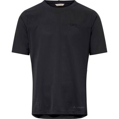 Vaude Мъжка фланелка с къс ръкав за колоездене Vaude Kuro Shirt II Cycling jersey - Black / Black - размер XL (056-3082-0414)