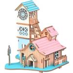 Woodcraft construction kit Woodcraft Дървен 3D пъзел Вила край реката (XE-G054H)