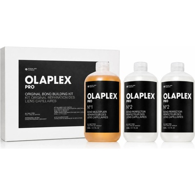 Olaplex Set Olaplex No. 1 Bond Multiplier vlasová kúra 525 ml + Olaplex No.2 Bond Perfector regenerační péče 2 x 525 ml kosmetická sada