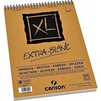 Canson XL Skicák extra bílý A4 90 g/m2 120 listů