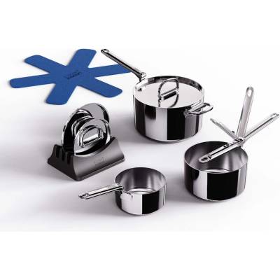 Joseph Joseph Тиган за сосове комплект SPACE 1000031, комплект от 3 бр. , сребърен, неръждаема стомана, Joseph Joseph (JS1000031)