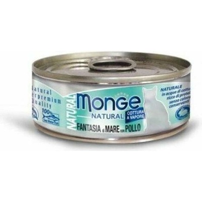 MONGE Natural Cat morské plody s kuracím mäsom 80 g