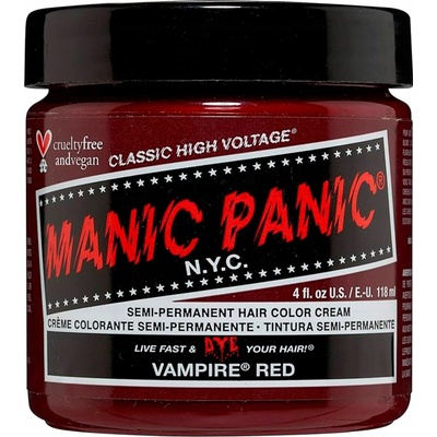Manic Panic Vampire Red Barva na vlasy červená, polotrvalá 118 ml
