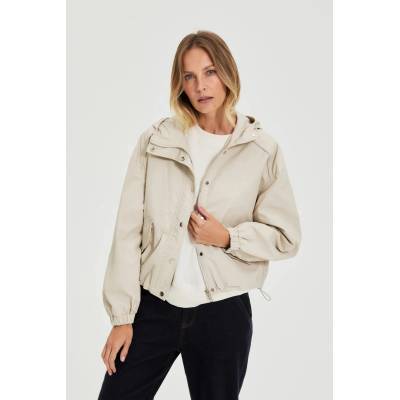 Moodo Якета с качулка бежова Moodo Moodo | Bezhov | ЖЕНИ | XS