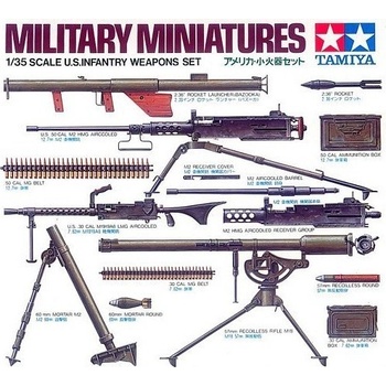 Tamiya U.S. Infantry Weapons Set 1:35