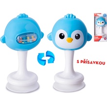 Mikro trading Chrastítko ptáček 12 cm s přísavkou