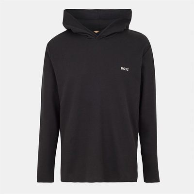 HUGO BOSS Суичър Boss Mens BOSS Bodywear Waffle Loungewear Hoodie with Logo Detail - Black 001