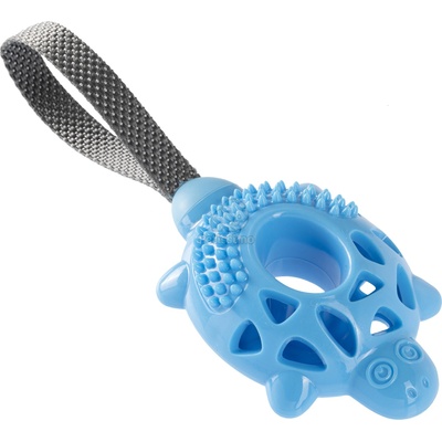 Gimborn GimDog играчка гумена костенурка с дръжка. 1 бр - синьо