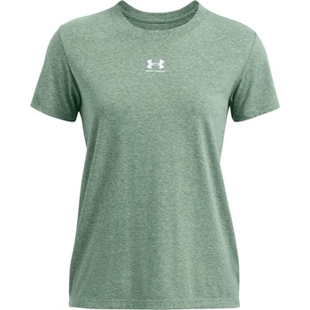 Under Armour Тениска Under Armour Women's Rival Core Short-Sleeve Oversized T-Shirt - Green