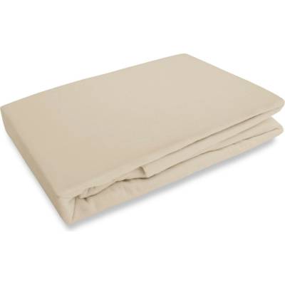 Darymex Prostěradlo flanel prostěradlo světle béžové 140x200