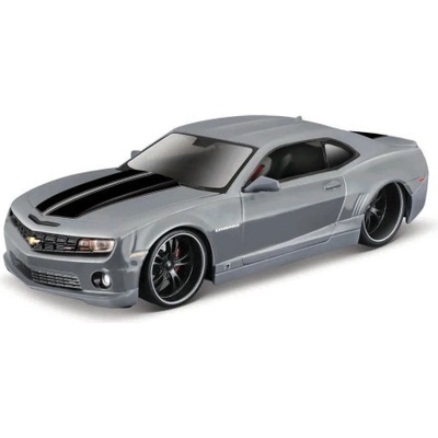 Maisto Stavebnice auta Chevrolet Camaro SS 2010 Šedé 1:24