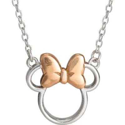 Disney strieborný bicolor náhrdelník Minnie Mouse N900521TL