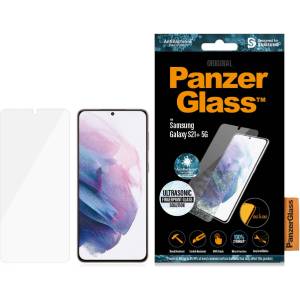 Panzer Стъклен протектор PanzerGlass за Samsung Galaxy S21 Plus Ultrasonic FingerPrint, AntiBacterial - Черен