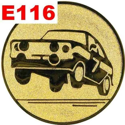Emblém E116 AUTO umístění na sportovní pohár nebo medaili 25 mm – Zboží Dáma